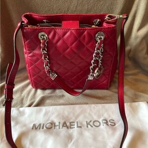 Michael Kors Cherry Quilted Shoulder Bag